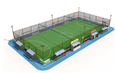 阿坝移动式街式足球场地设施